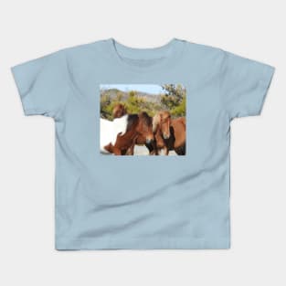 Wild horses, Assateague Island, Wildlife, Gifts Kids T-Shirt